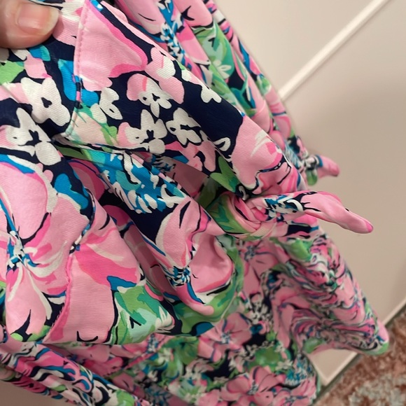 NWOT Lilly Pulitzer Off the Shoulder Romper Dress - L - Picture 3 of 3